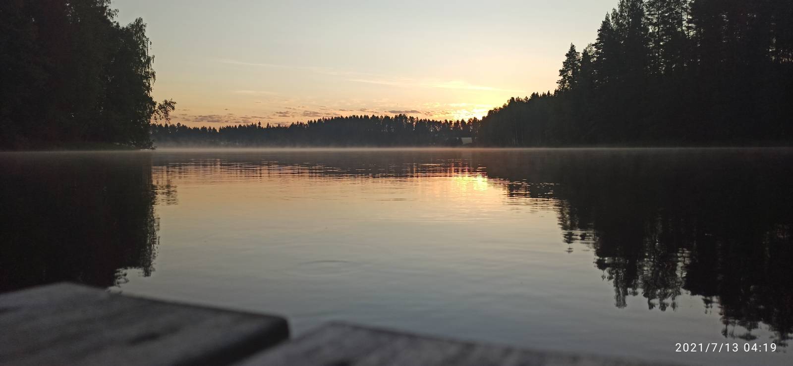 Peaceful summer morning.