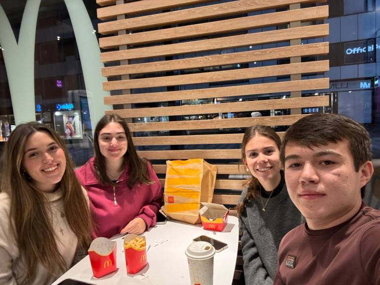 Picture of us at McDonald’s