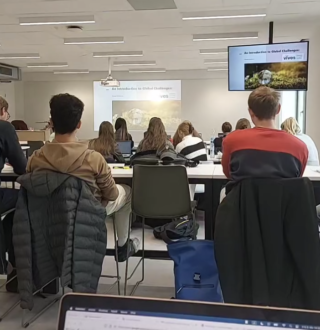 In the class of the global sustainability and engagement course