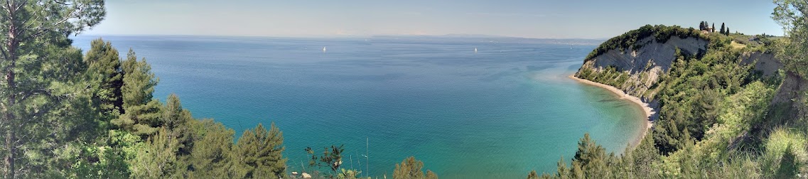 View at a conservation site near Piran