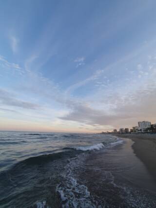 Fuengirola seaside in the evening