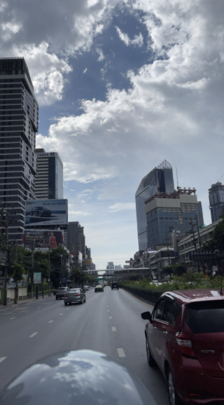 On my way to school!