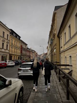 I'm here with my two friends from Finland.