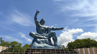 Peace memorial statue, Nagasaki