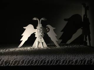 Grisha Bruskinin Scene Change-installaatio Venetsian Biennaalissa. Kuva Julia Bethwaite.