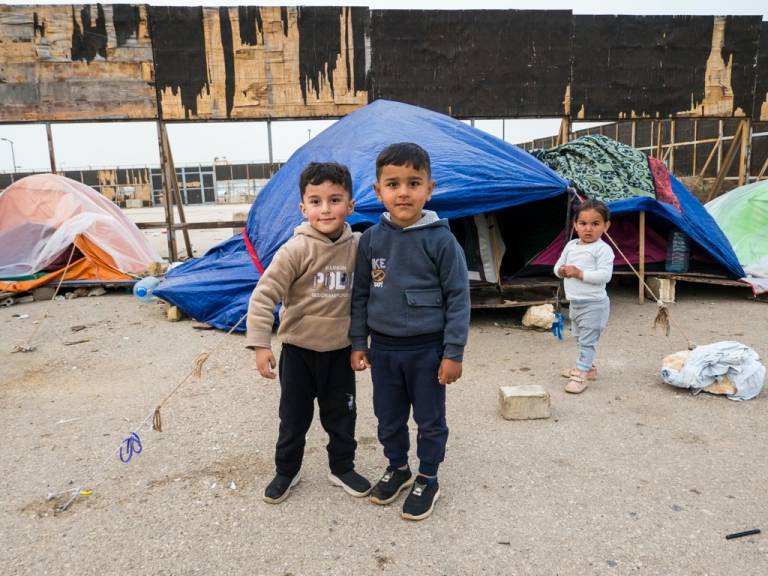 Lapsia Beirutissa. Kuva: Rauli Virtanen