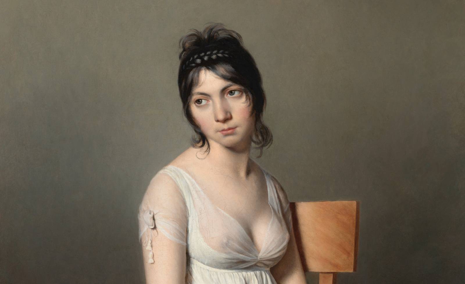 Portrait of a Young Woman in White, Anonymous Artist. c. 1798. Kuva: National Gallery of Art