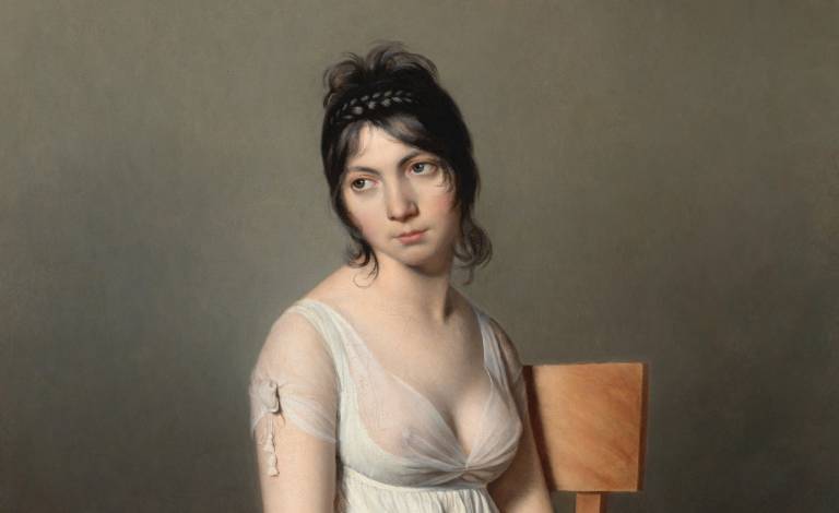Portrait of a Young Woman in White, Anonymous Artist. c. 1798. Kuva: National Gallery of Art