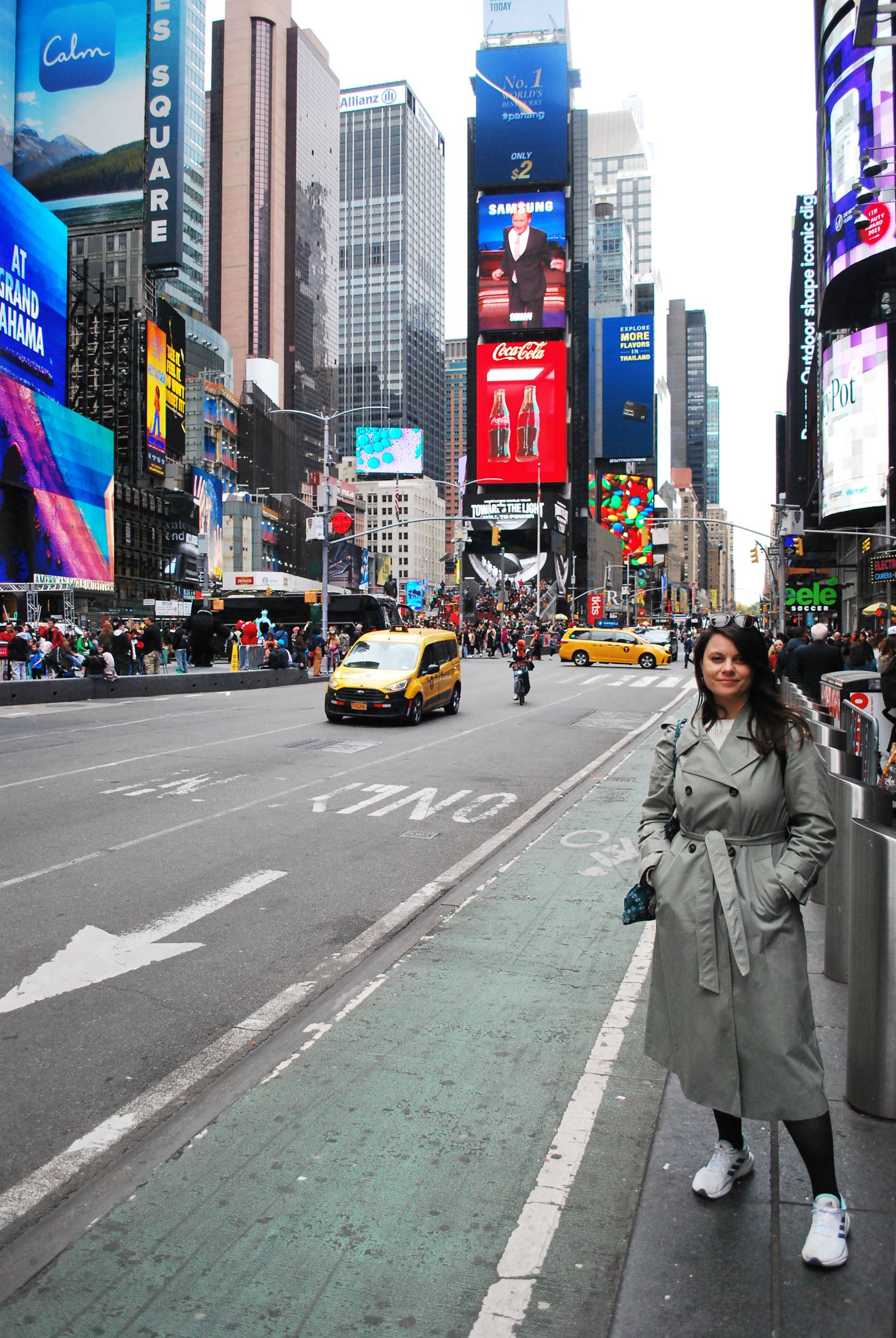 The author at Times Squared