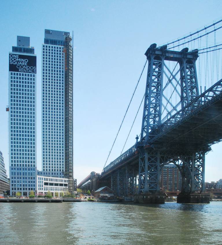 Another Greenpoint's waterfront neighbour - Williamsburg's luxury condominium towers and Williamsburg Bridge.pdf