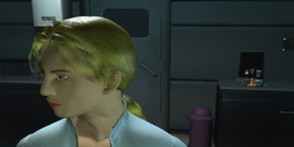Laura Lewis ponders whether or not she should have gotten out of cryosleep that morning.