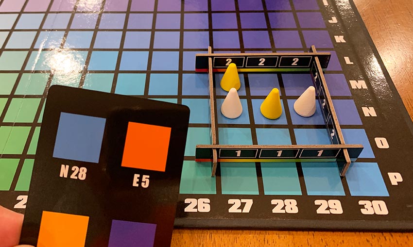 This is the square used to determine the points scored.