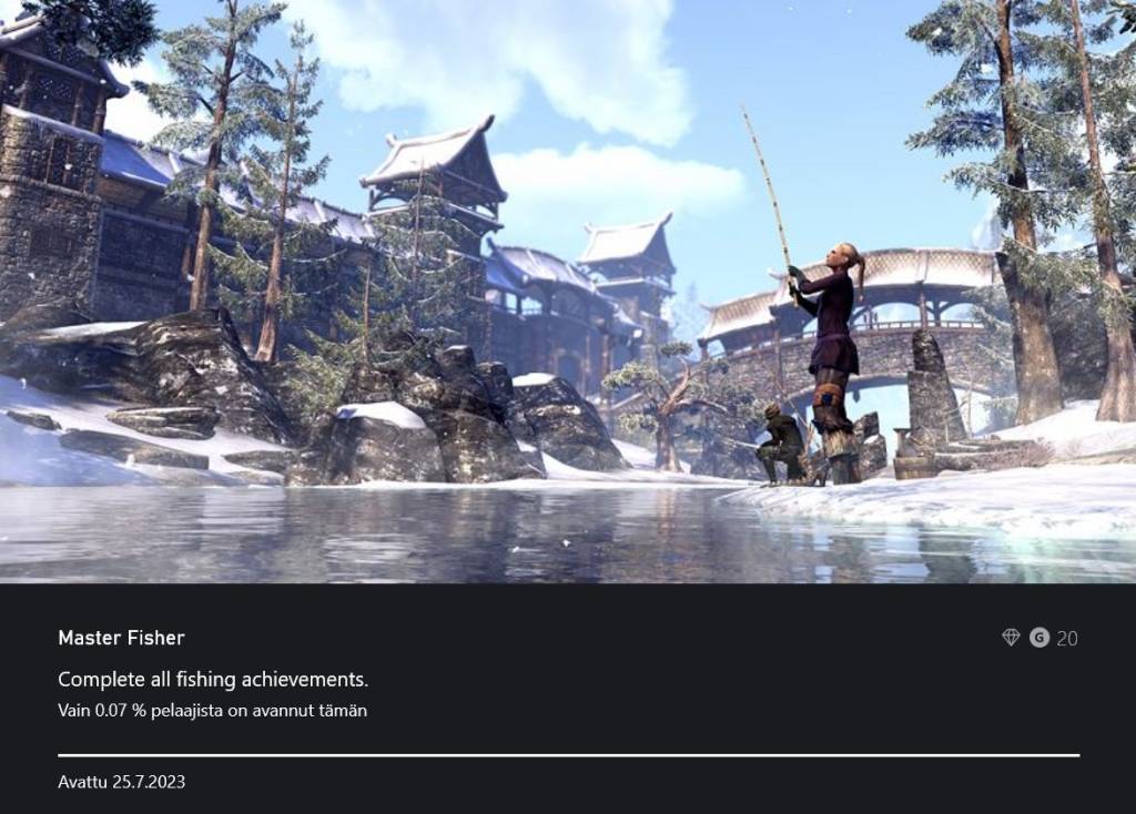 Achievement picture with the name and requirements for unlocking it.