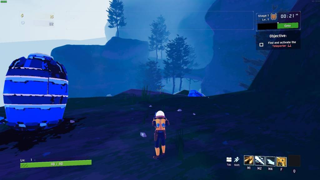 The Survivor Commando in Risk of Rain 2.