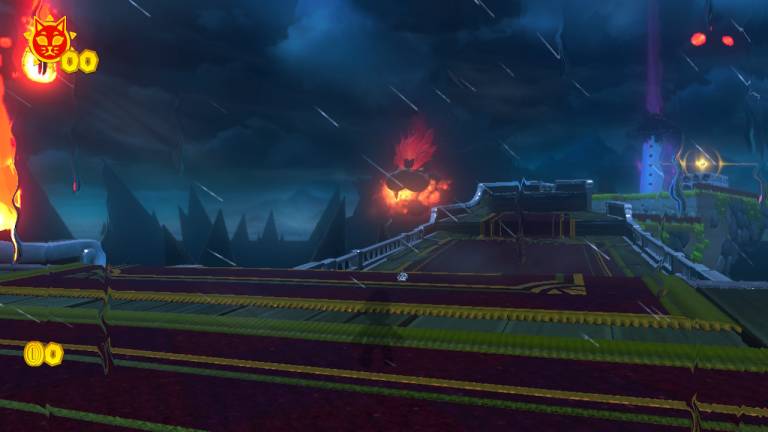 A fruious Bowser glares from afar.