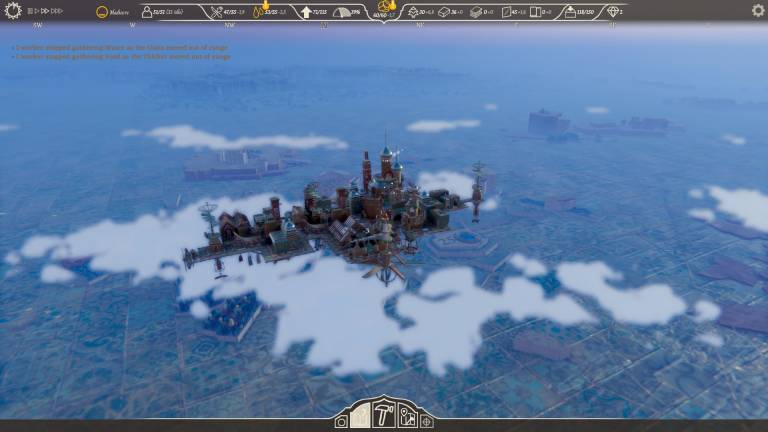 Flying city by day