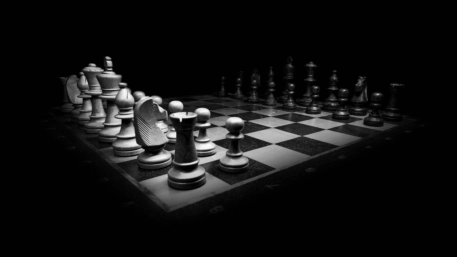 A begining of a chess game