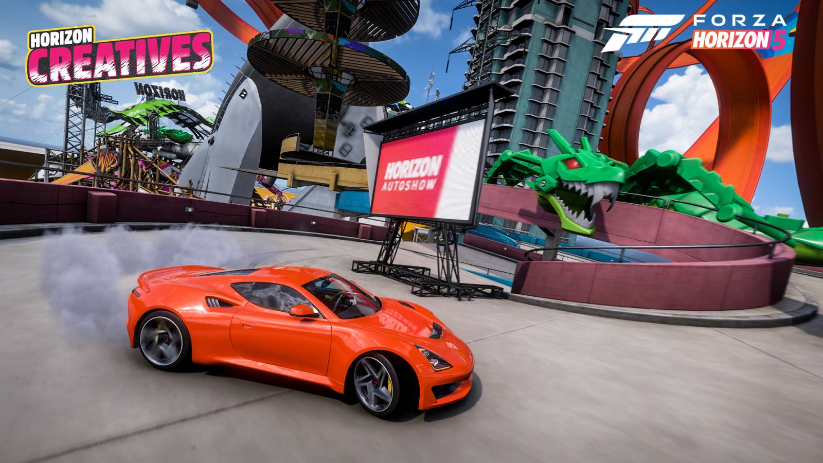Showcase of event creator in Forza Horizon 5