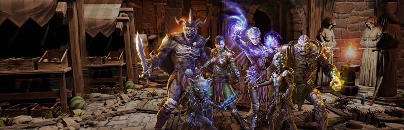 group of playable heroes
