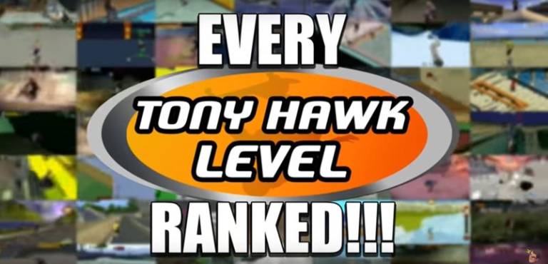 The logo and the title of the video on a background of multiple images from the franchise.