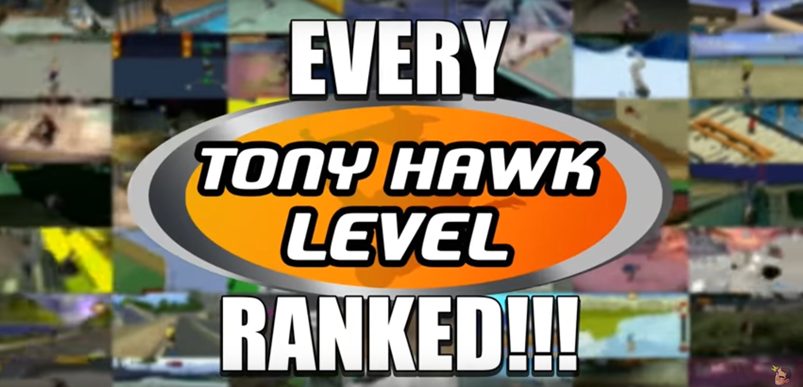 The logo and the title of the video on a background of multiple images from the franchise.