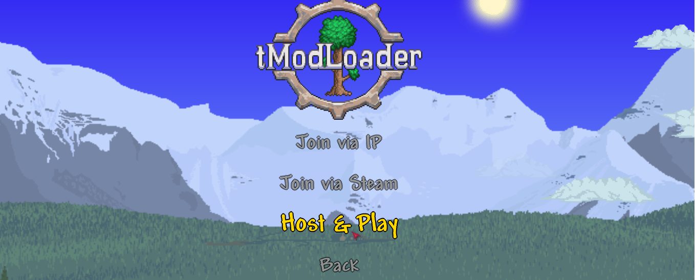 Tmodloader multiplayer menu
