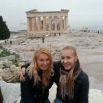 Me and Tuuli in front of Acropolis