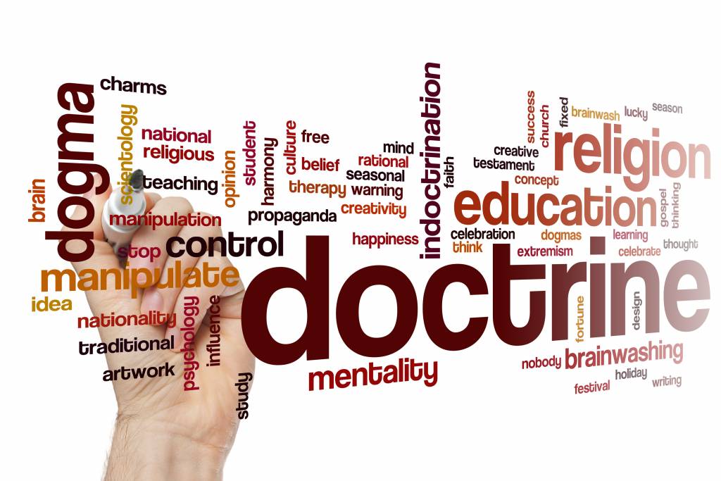 Doctrine word cloud concept