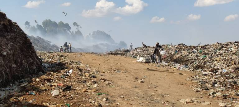 Landfill in Kenya.