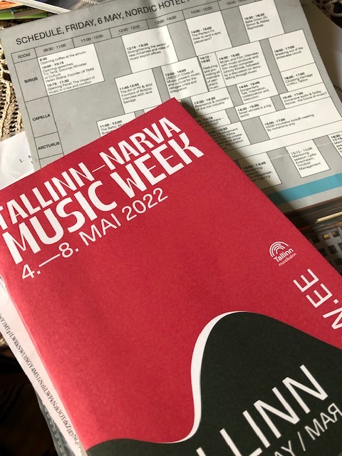 A brochure of Tallinn Music Week.