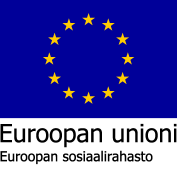 EU:n sosiaalirahaston logo.