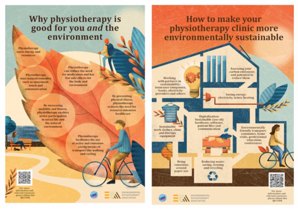Environmental Physiotherapy Association posters.