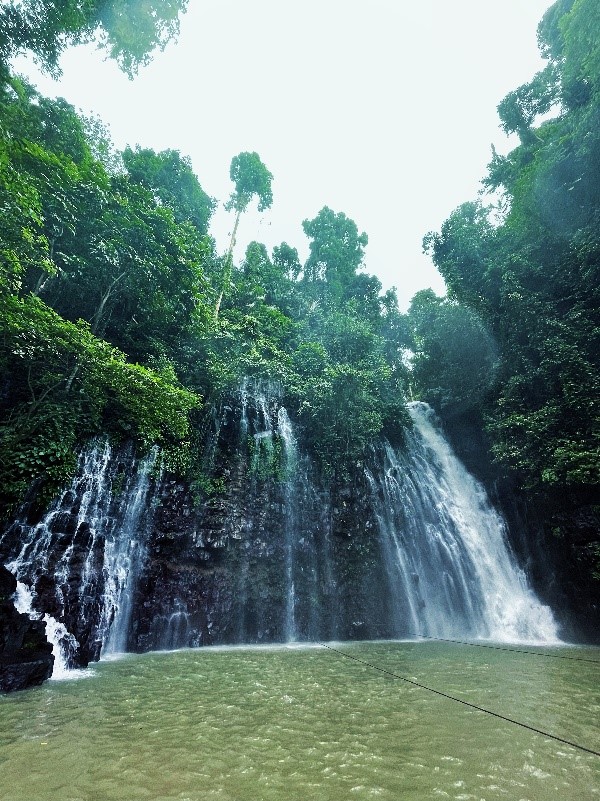 Tinago waterfalls in the Philippines.