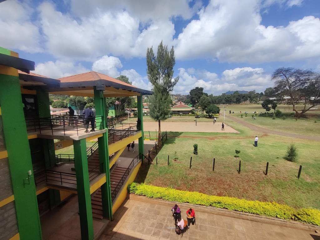 Campus area in Africa.