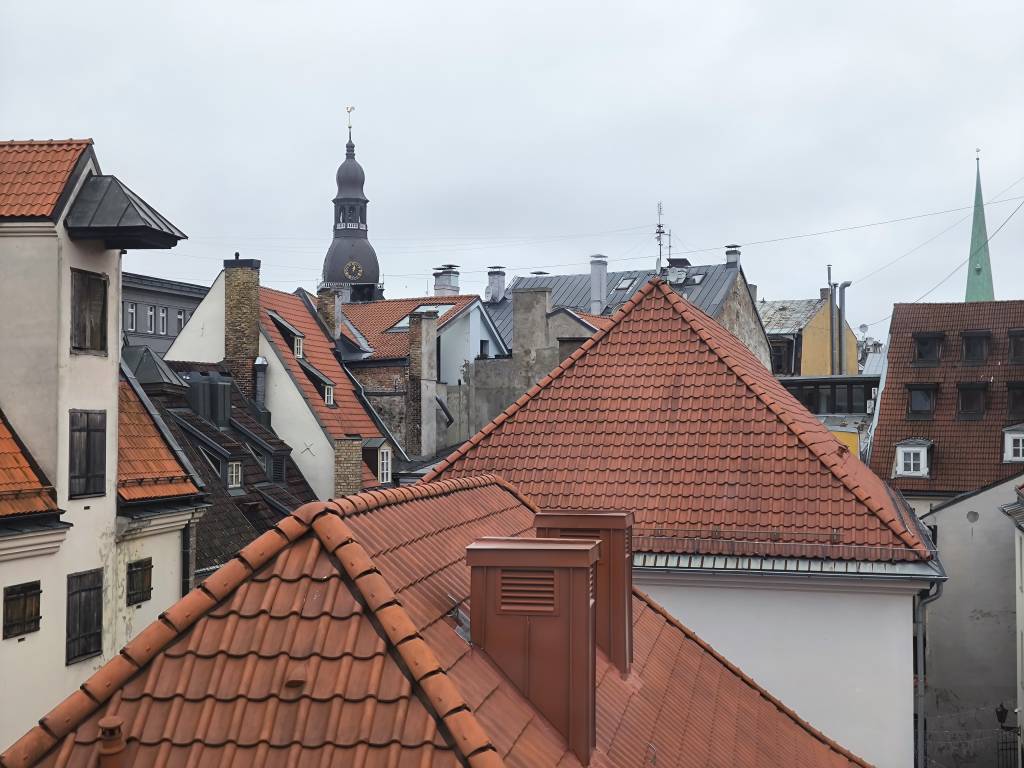 Roofs over Riga.