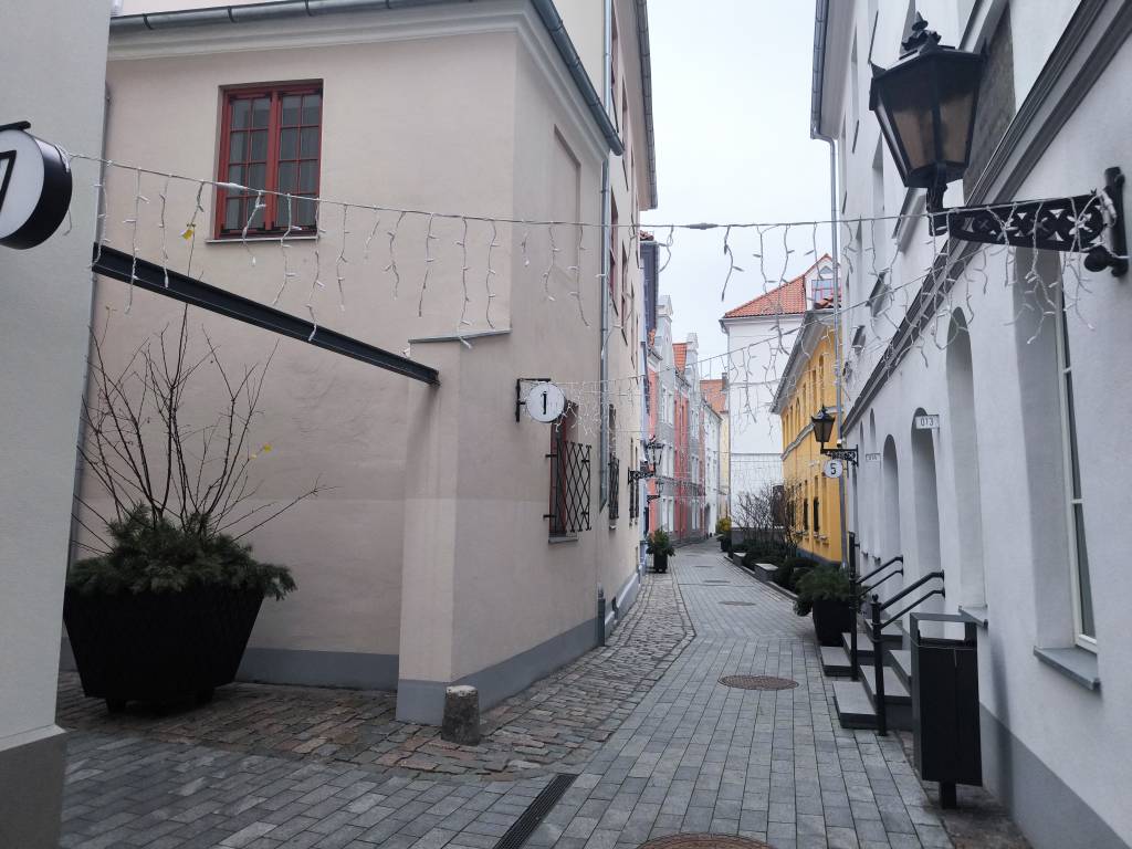 Street view in Riga.