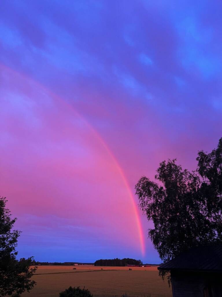 A summer night in Finland.